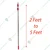 DAP Multipurpose Stainless Steel Telescopic Pole of 6.5 to 16 feet with 3 Attachments