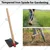 Redbuild Heavy Duty Tempered Iron Spade for Gardening
