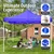 OUTO 10 x 10 Feet (Blue) Foldable Gazebo Tent with 4 Side Open/Pop-Up For Outdoor Garden 