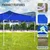 OUTO 10 x 10 Feet (Blue) Foldable Gazebo Tent with 4 Side Open/Pop-Up For Outdoor Garden 