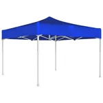 OUTO 10 x 10 Feet (Blue) Foldable Gazebo Tent with 4 Side Open/Pop-Up For Outdoor Garden