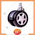 Prakash Threaded Twin Heavy Duty Alloy Castor Wheels Set of 5 Pcs for Revolving Chairs and  Other Revolving Products