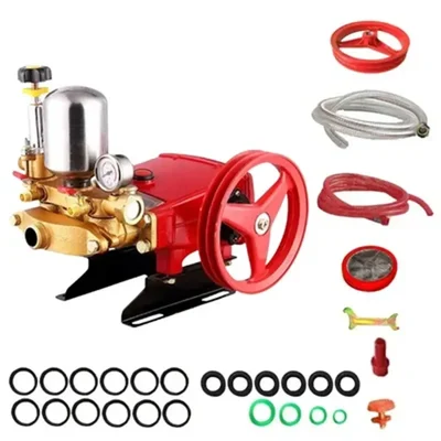 Kisan Shakti HTP-22 High Pressure Triple Pistons HTP Sprayer Pump For Cleaning & Agricultural Spray