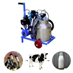 Commercial Trolley Type Milking Machine With 0.5 HP Motor & 20 Litres SS Bucket