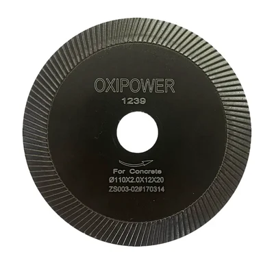 OXI POWER 110mm (4") Special Turbo Concrete Cutting Blade (Pack Of 10)