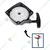 Heavy Duty Type-3 Recoil Starter for 2 Stroke 52 CC (44-5F) Earth Auger/ Post Hole Digger