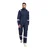 Uniformer Navy Blue Inherent Fire Retardant Coverall With Reflective Tape(Size-S)