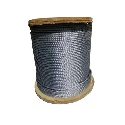 Heavy Duty Ungalvanized Mild Steel 7x19 Wire Rope, Grade-MS 1770 (Size-5.8 mm,Chain Length-50 mtr)