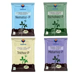 Utkarsh Nematodes And Fungus Control Combo Pack | Nematoz-P(1Kg) + Trichoherz-P(1Kg) + Trichoz-P(1Kg) + Metarhoz-P(1Kg)