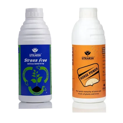Utkarsh Stem Formation Combo Pack. | Horse Power(1L) + Stress Free(500ml)