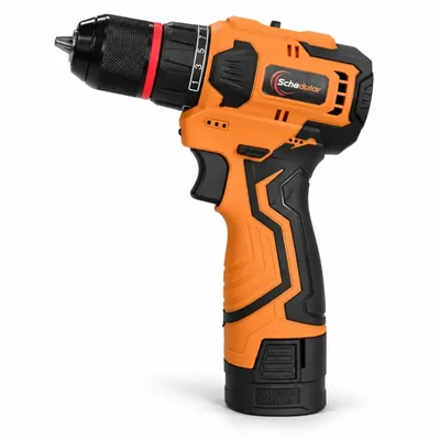 SCHEDULAR 10mm 16.8V Metal Chuck Variable Speed Cordless Drill-Driver, 0-500 RPM/0-2000 RPM (CD-1201)