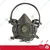 VENUS V-500 ISI Approved Half Face Reusable Respirator Mask & V-7500 ABEK1 Multigas & Particulate Threaded Filter Combo