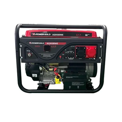 Vi Power Gold 10 KVA Single/Three Phase Electric Start Petrol Generator With 25L Fuel Tank Capacity (AG9500WE)