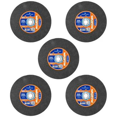 Wadfow 355 mm (14 Inch) Abrasive Metal Cutting Disc or Cut-Off Wheel (WAC1314) - Pack Of 5