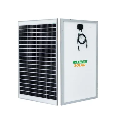 WAAREE 225W, 24V Monocrystalline Solar Panel for Home and Commercial Usage Pack of 2