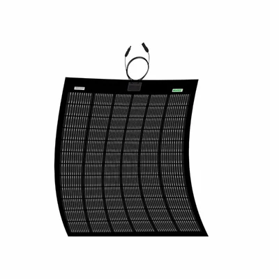 WAAREE 180W Monocrystalline Flexible Solar Module (Pack of 1) for Outdoor and Camping Purpose 