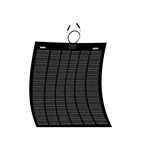 WAAREE 180W Monocrystalline Flexible Solar Module (Pack of 1) for Outdoor and Camping Purpose 