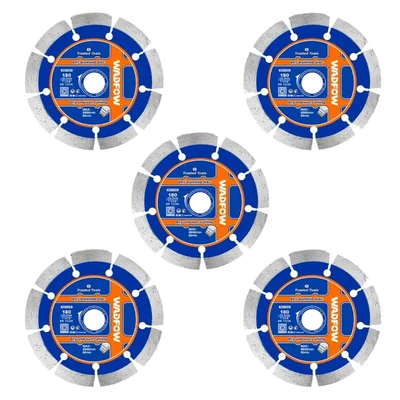 Wadfow 7 inch (180 mm) Dry Diamond Disc (WDC1K04) - Pack Of 5