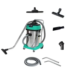 Bharti Multiclean 80L Wet & Dry Vacuum Cleaner With Triple Motor (Dual stage) With 1 Year Warranty