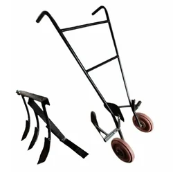 Heavy Duty Manual Hiller | Weeder | Hoe of 5 inch Depth with Attachment for Agriculture 