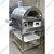 Commercial 30x36x58 Inch Wood and Gas Fired Stainless Steel Pizza Oven With Folding Table