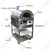 Commercial 30x36x58 Inch Wood and Gas Fired Stainless Steel Pizza Oven With Folding Table
