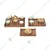 Wooden Serving Tray for Home and Kitchen (Pack of 3)