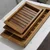 Wooden Serving Tray for Home and Kitchen (Pack of 3)