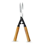 Sponco SHS-8 Professional Wooden Hedge Shear Heavy-Duty 10 inchBlade Garden Scissors