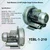 Yash YEBL-1-210 2.0 HP Single Stage Turbine Blower for Agitate and Aerate Water in Spa/Fish Tank/Aquaculture Tank