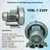 Yash YEBL-1-320V 4.0 HP Single Stage Turbine Blower Used for Agitate and Aerate Water in Spa ,Whirlpool, Swimming Pool