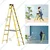 Youngman FRP Fibreglass 9 Steps (3.28 m) Single Sided Self Supporting Ladder Including Tool Storage Platform at The Top