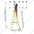 Youngman FRP Fibreglass 9 Steps (3.28 m) Single Sided Self Supporting Ladder Including Tool Storage Platform at The Top