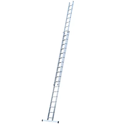 Youngman Aluminum Wall Support Extension Ladder (17X2 Steps)