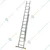Youngman Aluminum Wall Support Extension Ladder (18X2 Steps)