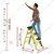 Youngman 2 Steps Fiberglass  Single Sided Self Supporting Ladder