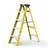 Youngman 4 Steps FRP (Fiberglass) 1.52 m Single Sided Self Supporting Ladder Including Tool Storage Platform at The Top