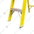 Youngman 4 Steps FRP (Fiberglass) 1.52 m Single Sided Self Supporting Ladder Including Tool Storage Platform at The Top
