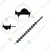 Zeyang 1.5 Inch Double Spiral Earth Auger Bit For 2 Stroke & 4 Stroke For Earth Auger/ Post Hole Digger Machine, EA-028