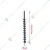 Zeyang 1.5 Inch Double Spiral Earth Auger Bit For 2 Stroke & 4 Stroke For Earth Auger/ Post Hole Digger Machine, EA-028
