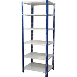 ALIJA 60 x 23 x 15 Inch 6 Shelves Multipurpose Storage Rack With Accessories (16 Gauge Angle)