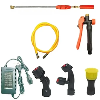 Premium Quality Accessories kit with Trigger, Nozzle Set, Charger, Belt for all types of Battery Sprayer