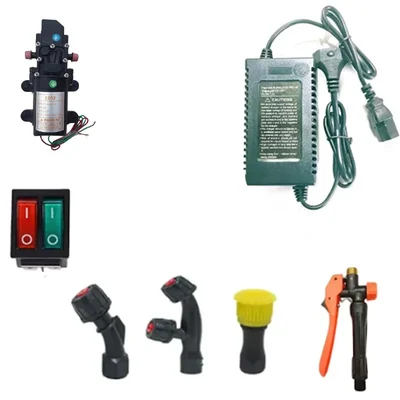 Premium Quality Accessories kit with Nozzle Set, On off Switch ,1.7A Charger for all Battery Sprayer