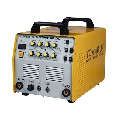 Toshweld AC/DC 6kVA Single Phase MOSFET Aluminum & Steel Pulse TIG Welder, 200A Machine, TIG 200 P AC/DC