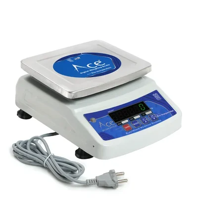 Ace 20 kg Table Top Digital Electronic Weighing Scale with 1 gm Accuracy, 160 x 190 mm Platform Size