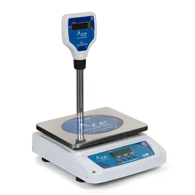 Ace 30 kg Table Top with Pole Digital Electronic Weighing Scale with 1 gm Accuracy, 240 x 300 mm Platform Size