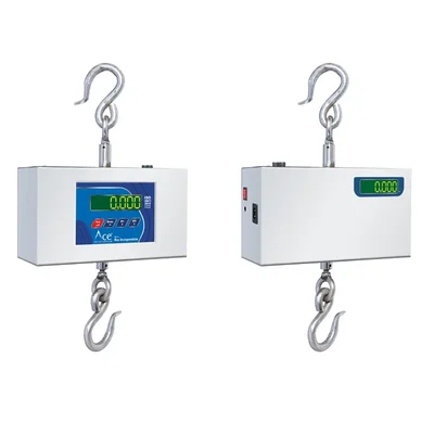 Ace 300 kg Industrial Hanging Crane Scale, 50 gm Accuracy with Green LED