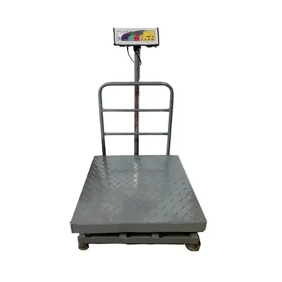 Everfast AC Mains Rechargeable Battery Industrial Bulk Weighing Heavy Duty 500kg Capacity Chequered Platform Scale
