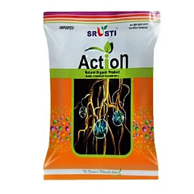FARMROOT ACTION ( Humic Granuals 75%) Humic fertilizer | Necessary for Plant nutrition (Pack-2 x 500 gm)