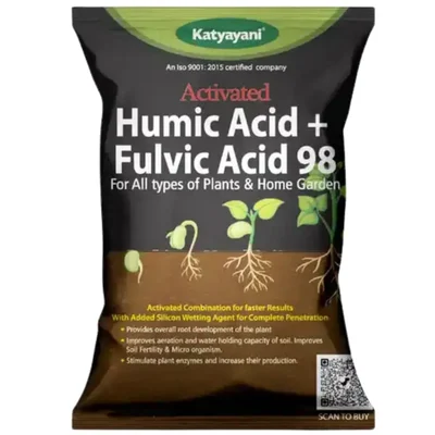 Katyayani Activated Humic Acid + Fulvic Acid 98 | Organic Fertilizer | 10 kg